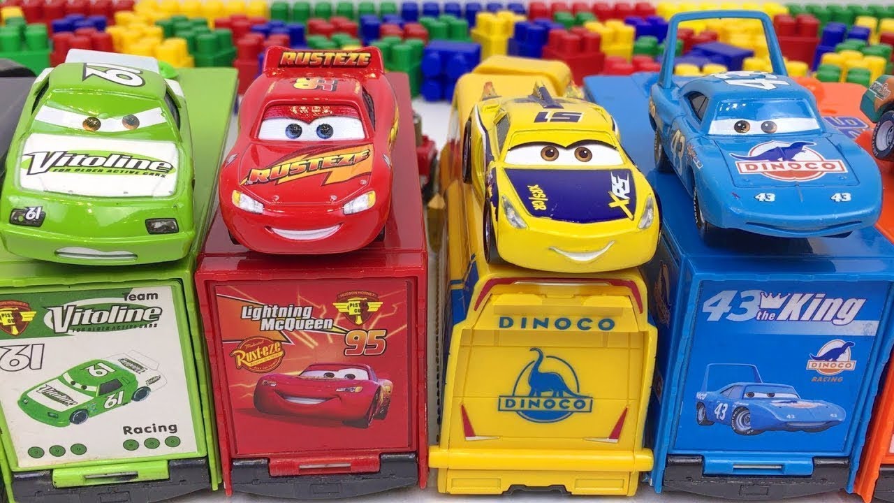 Cars and Trucks Lightning Mcqueen and Friends Color Toys