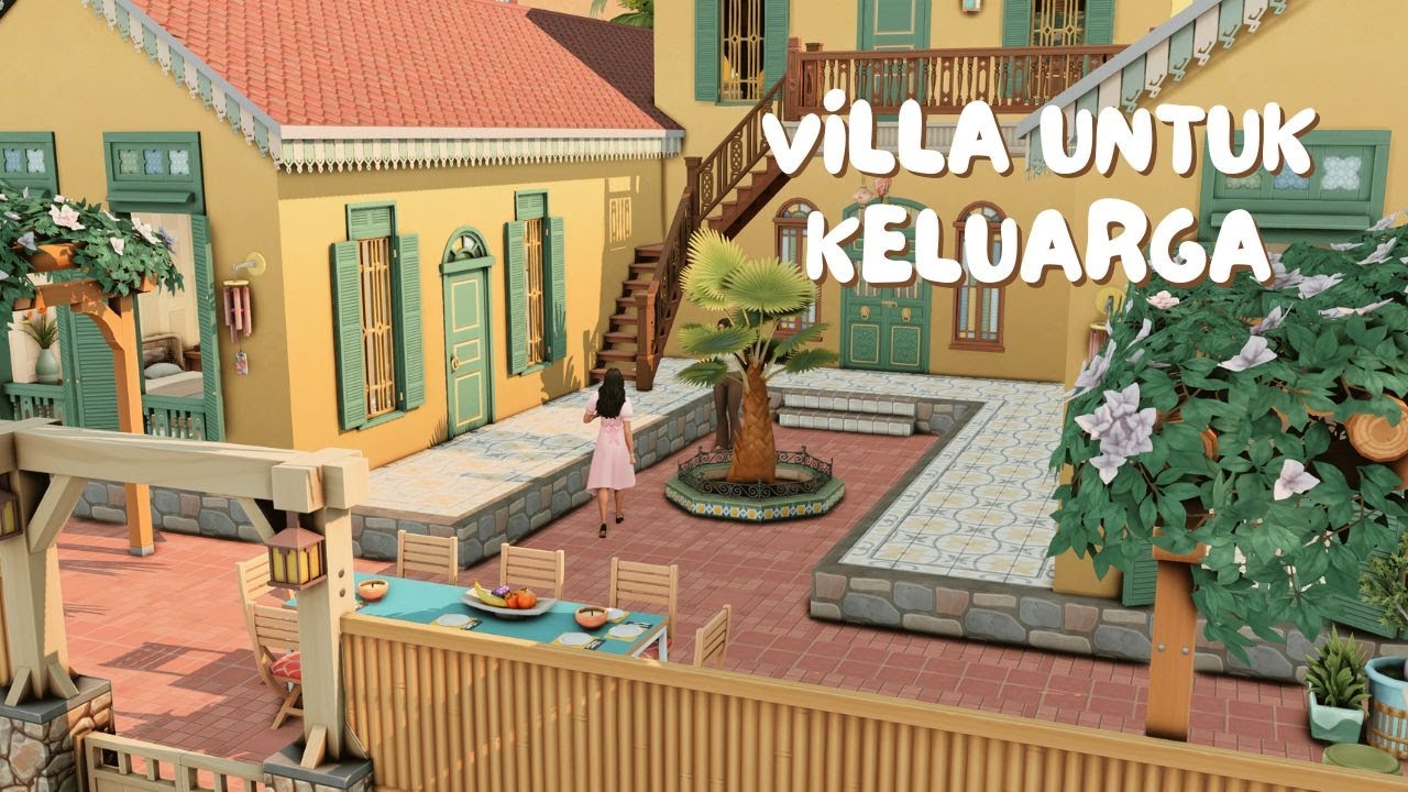Tempat Pesta Ulang Tahun Untuk Isabel 💗 | The Sims 4 Indonesia Speed Build