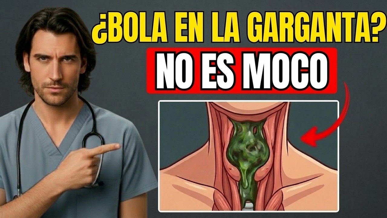¿Flema Pegada en la Garganta que NO Sale No Es Moco… Es ESTO (Y Nadie Te Lo Dice)