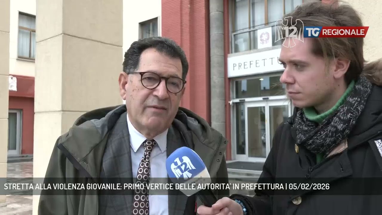 STRETTA ALLA VIOLENZA GIOVANILE: PRIMO VERTICE DELLE AUTORITA' IN PREFETTURA | 05/02/2026