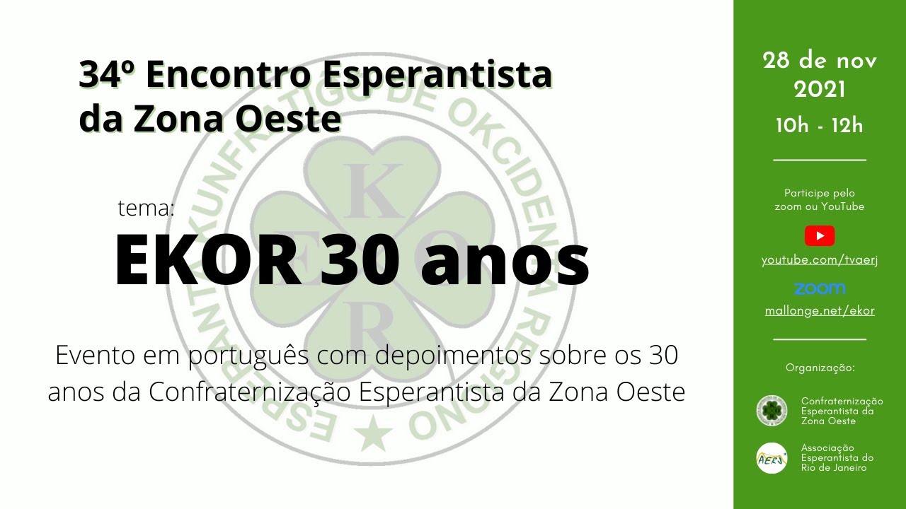 34º Encontro Esperantista da Zona Oeste