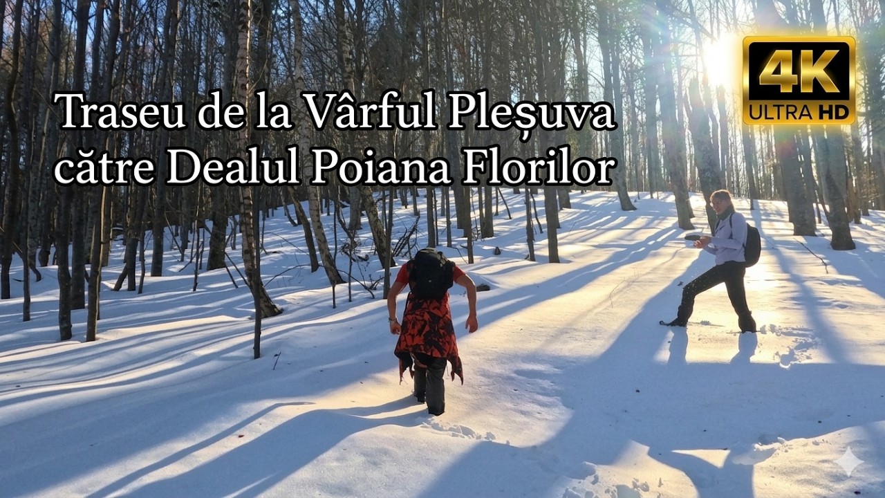 Traseu de la Vârful Pleșuva către Dealul Poiana Florilor