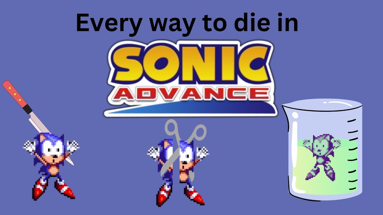 Every way to die in Sonic Advance