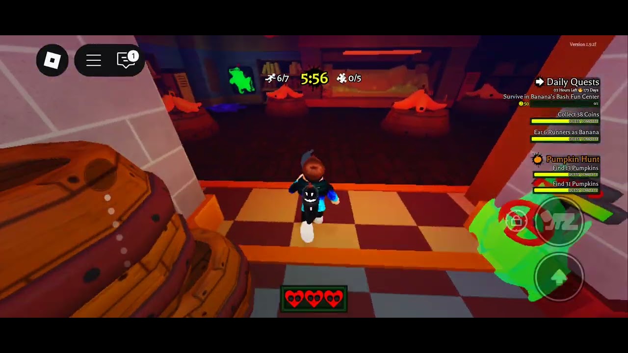 ROBLOX BANANA EATS : part 33: goodbye Halloween update! 🎃 