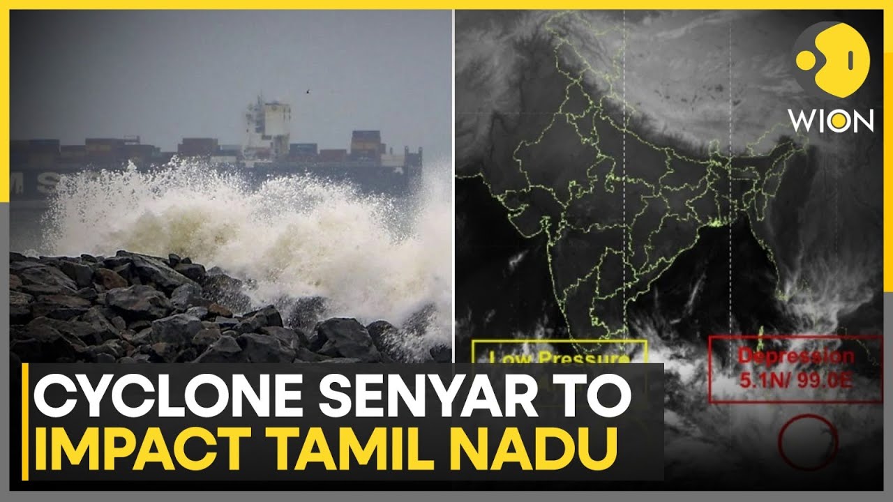 Cyclone Senyar to Impact Tamil Nadu: Heavy Rain and Strong Winds Expected | WION