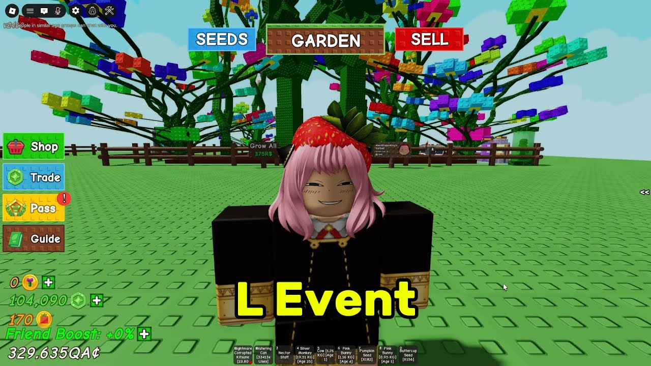 BUTTERCUP EVENT IS SUPER BORING | Grow a Garden