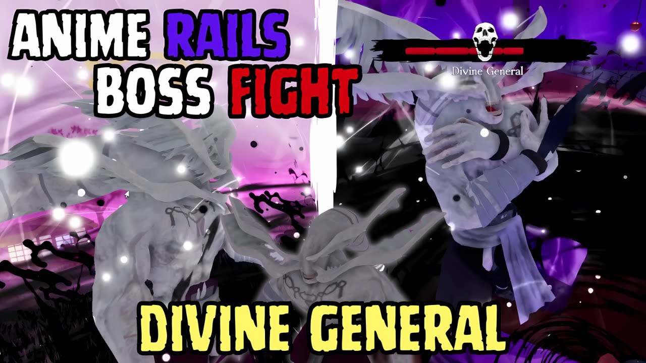 Anime Rails Alpha Divine General - Skill Showcase & New Last Boss Fight - Roblox