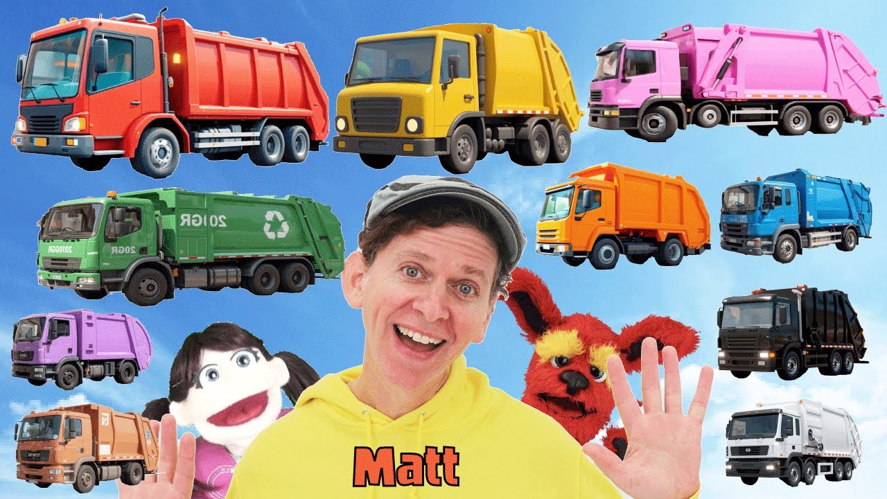 Garbage Truck Colors | What Do You See? Song | Find It Version | Dream English Kids