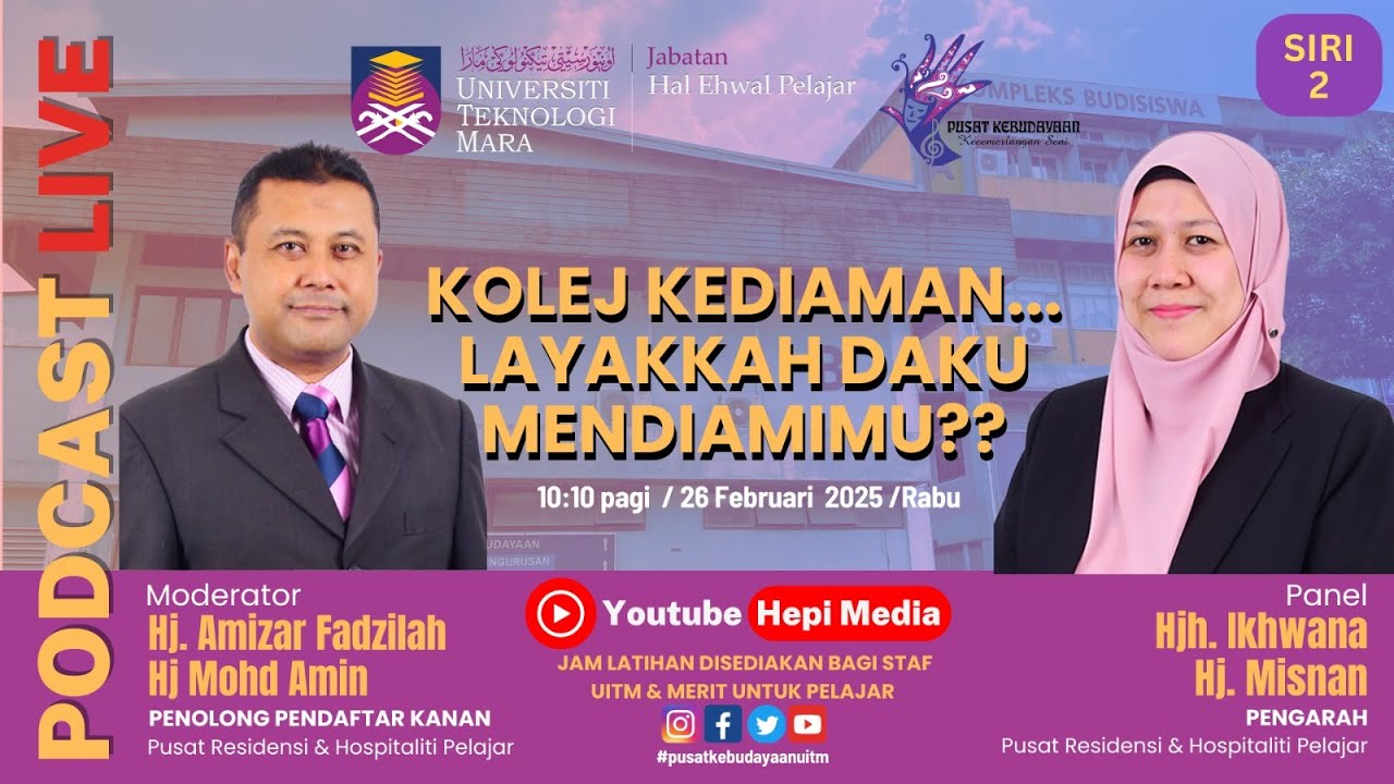 Podcast Tea & See: Kolej Kediaman...Layakkah Daku Mendiami Mu??
