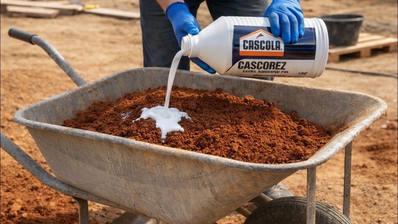 Basta misturar TERRA com COLA BRANCA vai virar febre na CONSTRUÇAO CIVILja viu isso 1