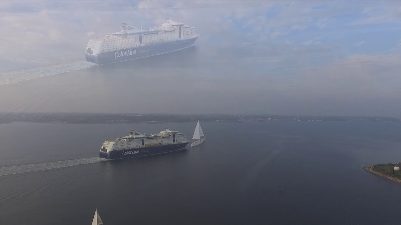 Kieler Förde von oben.