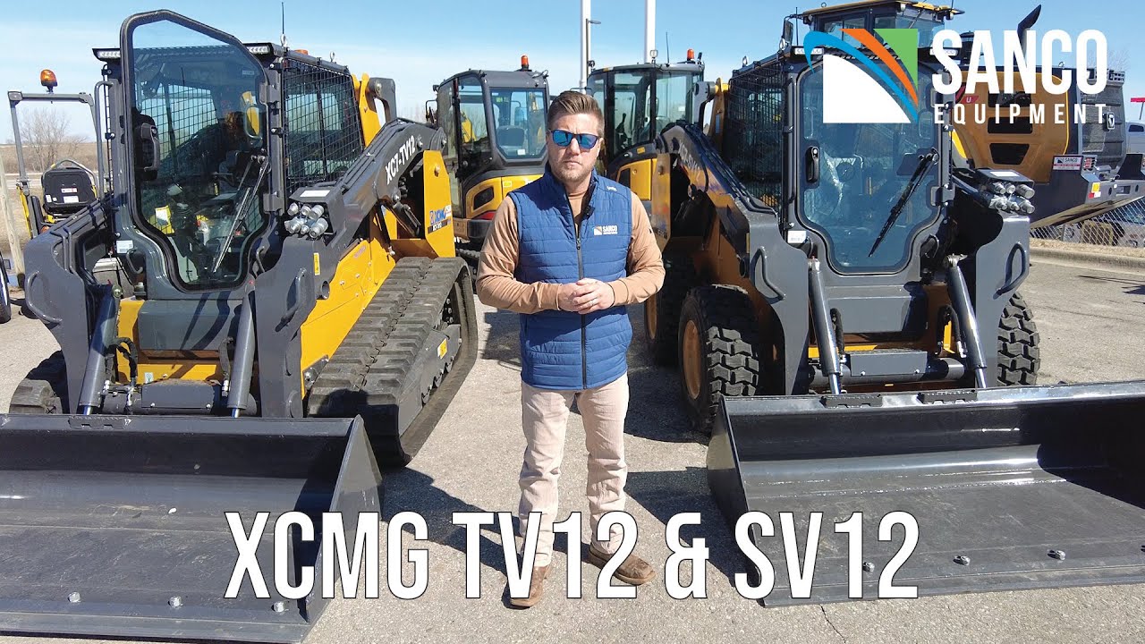 XCMG Loaders TV12 and SV12 - Sanco Equipment