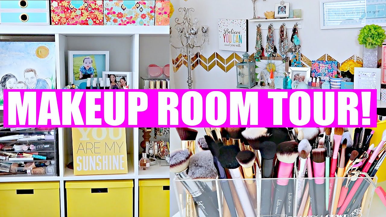 MAKEUP ROOM TOUR!