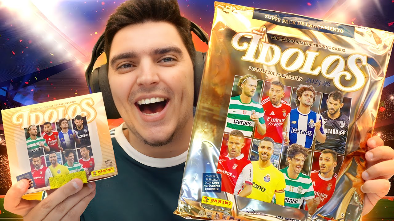 SAIU A NOVA COLEÇÃO PANINI IDOLOS DA LIGA PORTUGUESA 2025-26