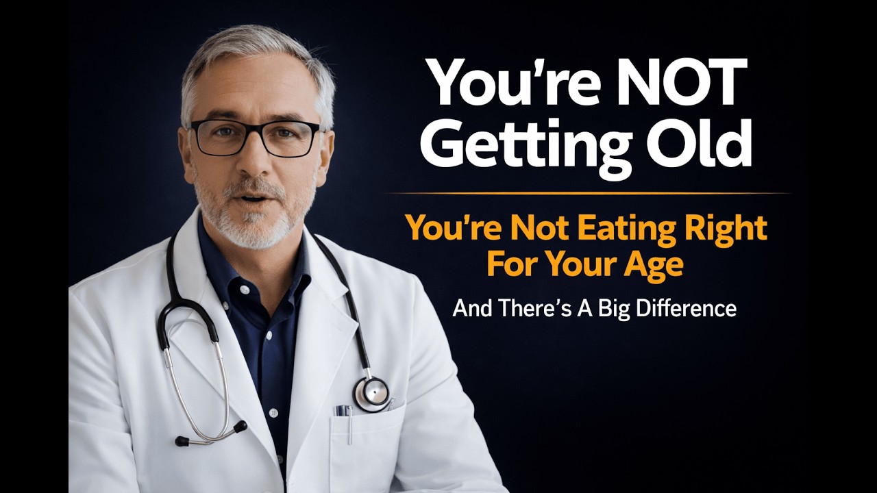 You're Not Getting Old — You're Not Eating Right For Your Age And There's A Big Difference