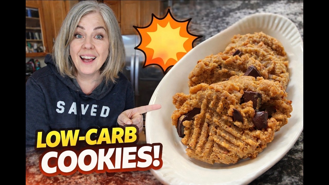 Low Carb Peanut Butter Chocolate Chunk Cookies / Taco Bowl / Full Day of Low Carb Eating