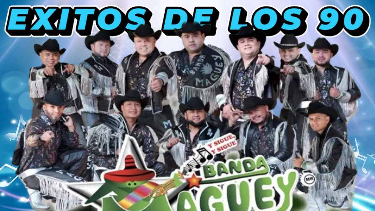 🎼 BANDA MAGUEY 🔊 MIX QUEBRADITA 90&acute;S PARA BAILAR