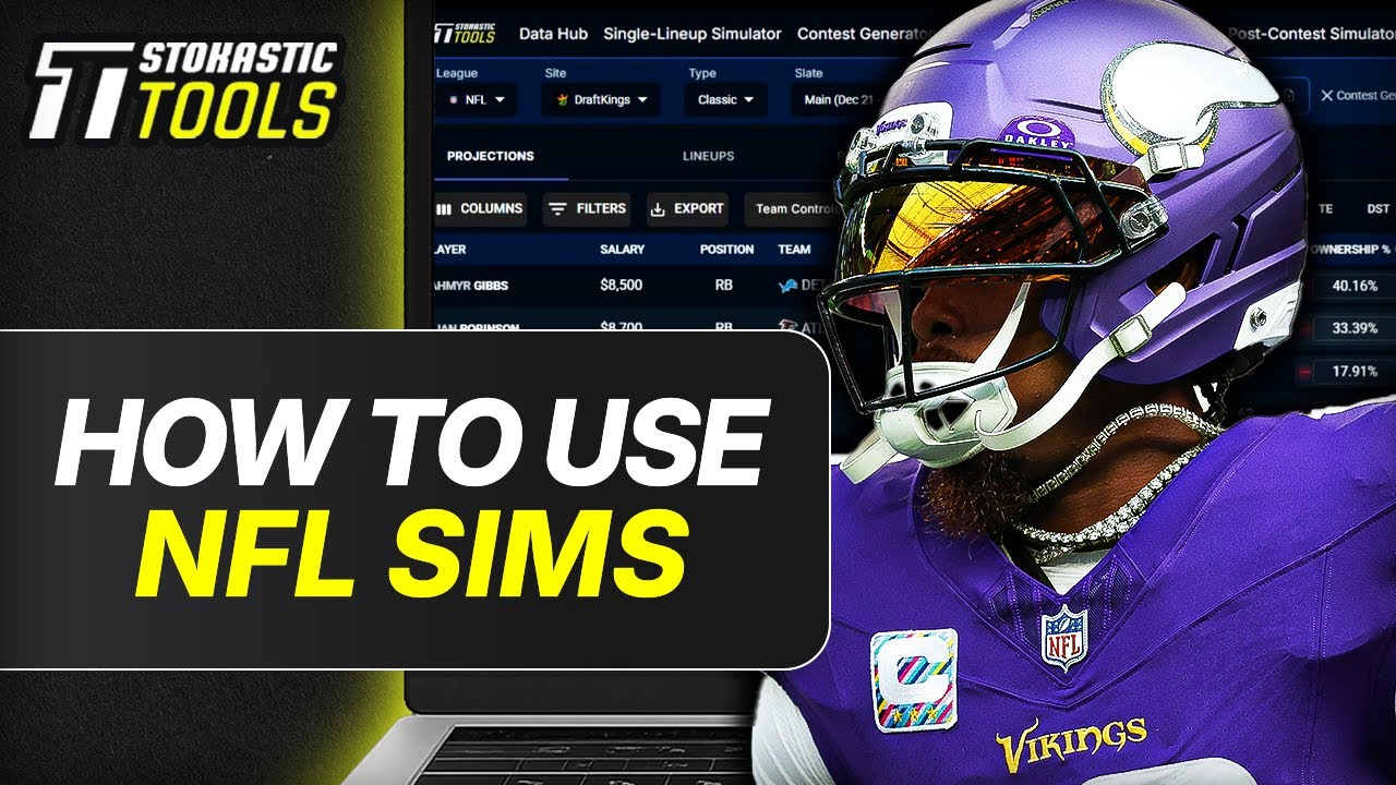 How To Win At NFL DFS In 2025-26 | How to use NFL Sims