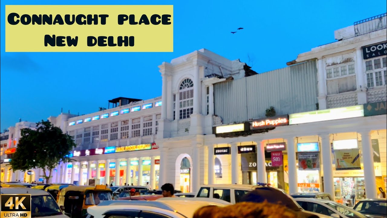 Walking And Exploring -Walking In Connaught Place Rajiv Chowk CP New Delhi India 🇮🇳 4K Video