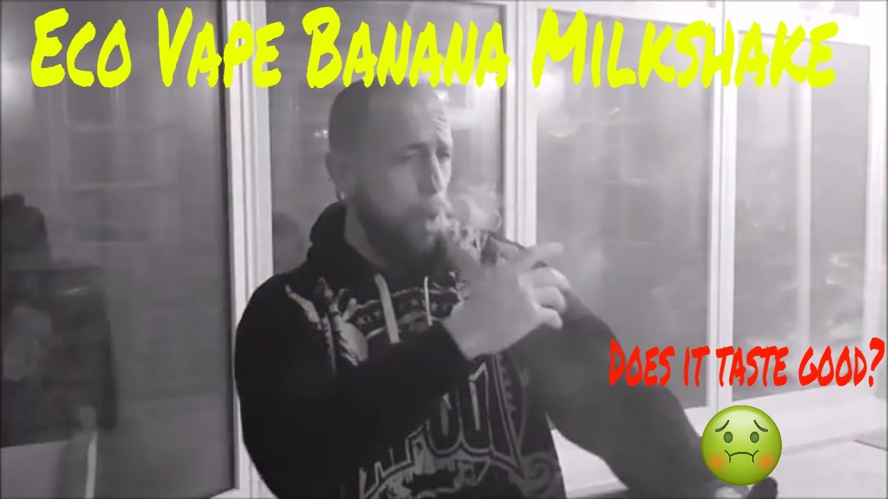 Banana Milkshake Concentrate from Eco Vape- Does it taste good?