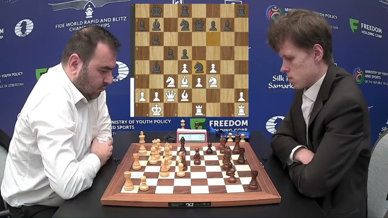 Shakhriyar Mamedyarov (2716) vs Vladislav Artemiev (2799) - FIDE World Blitz 2023