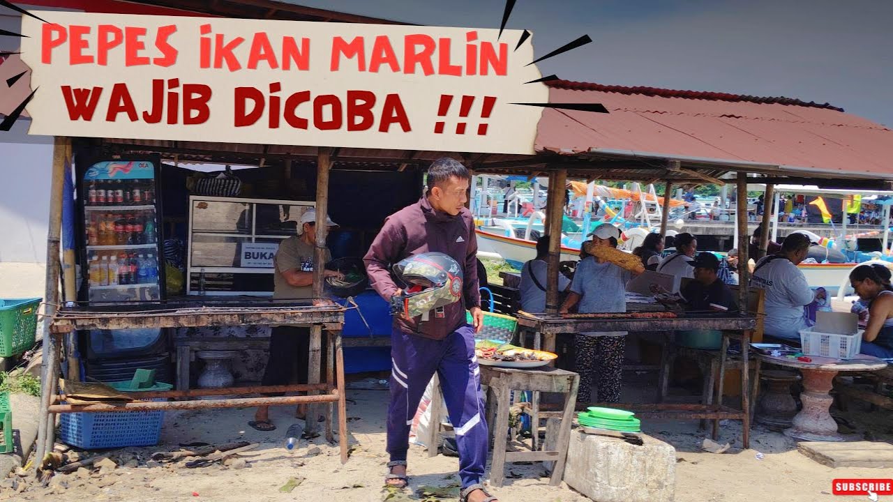 Riding Sambil Kulineran! Sate & Pepes Ikan Marlin Legendaris di Padangbai Bali 🔥🏍️