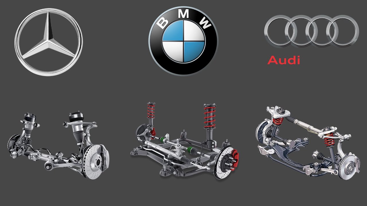 Пневматическая подвеска BMW против Audi против Mercedes — какая система прослужит дольше?