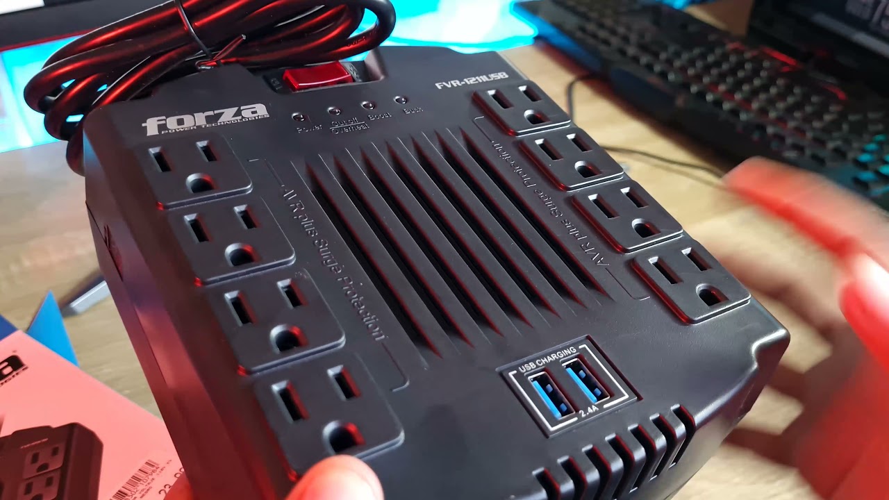 Evita la Muerte de tu PC!! Regulador Forza FVR 1211usb, VS Regleta regulada VS BackUp o No Break