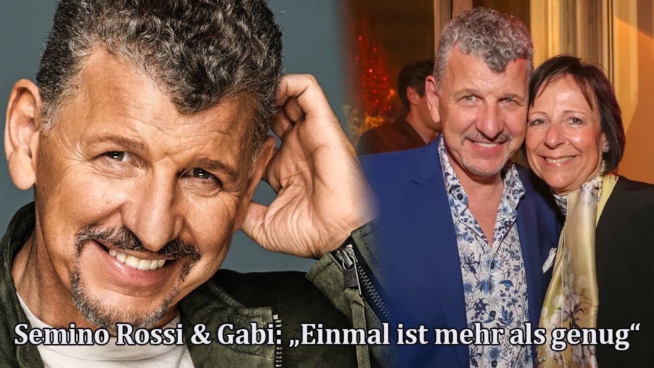 Semino Rossi: Einmal ist mehr als genug. Die Tragödie rund um das Glück darf sich nicht wiederholen