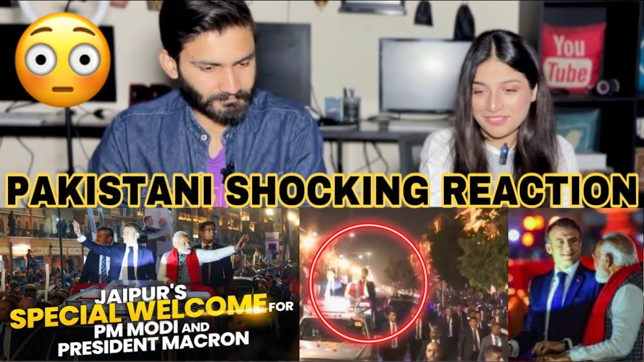 JAIPUR’S SPECIAL WELCOME FOR PM MODI AND PRESIDENT MACRON | PAKISTANI SHOCKING REACTION