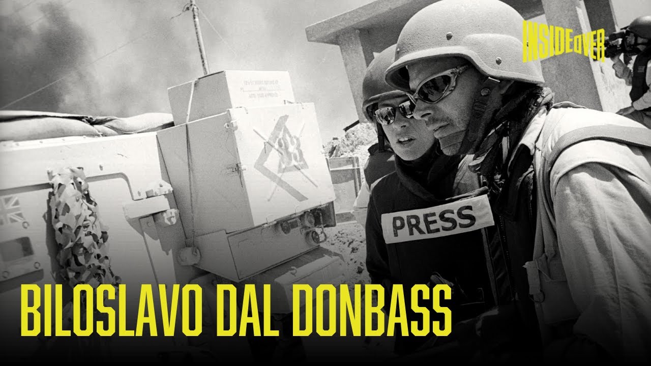 Fausto Biloslavo in collegamento dal Donbass