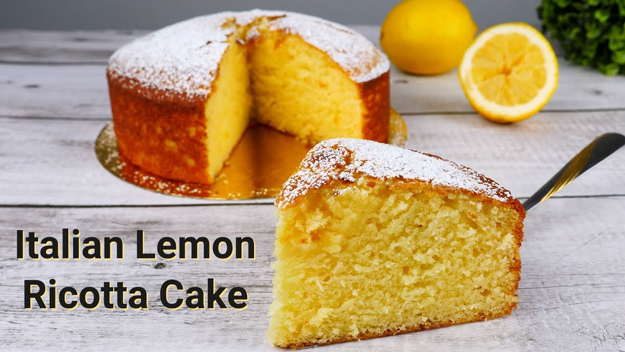 Italian Lemon Ricotta Cake