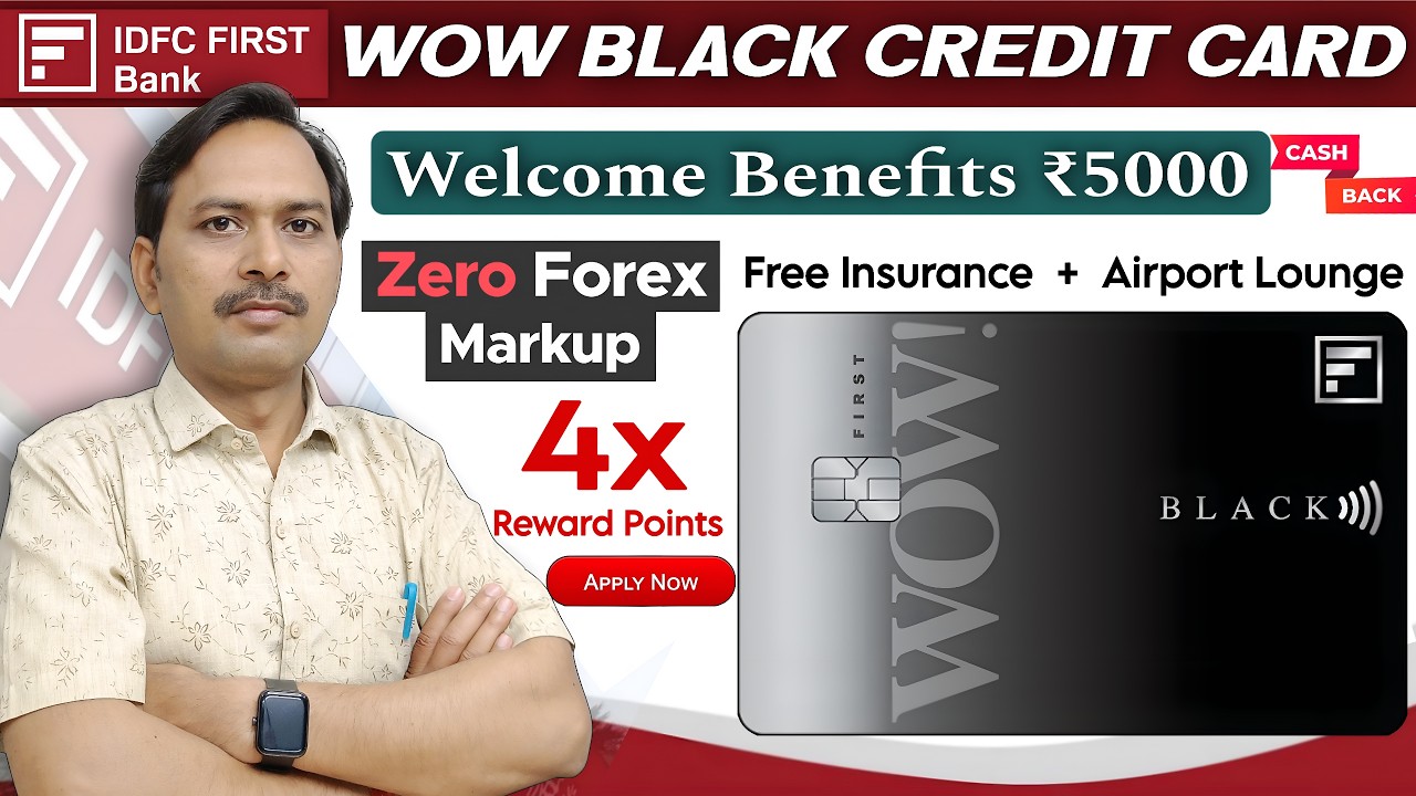 IDFC First Wow Black Credit Card Review 2026 🔥 | Zero Forex & 4x Rewards!