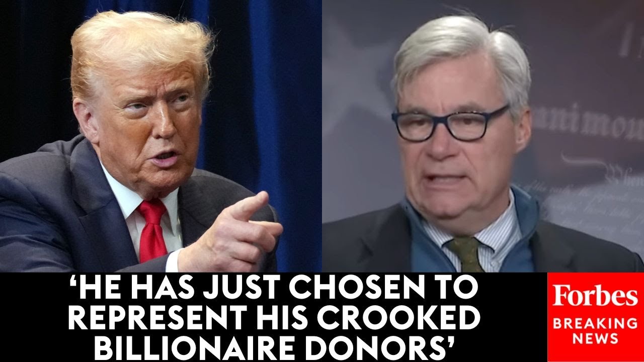 'He Represents The Fossil Fuel Industry': Sheldon Whitehouse Trashes Trump Stance On Climate CHange
