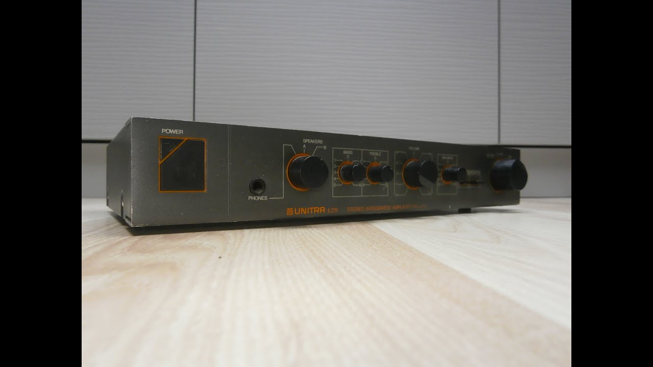WZMACNIACZ UNITRA FONICA ŁZR PW 3015 - FILM POGLĄDOWY