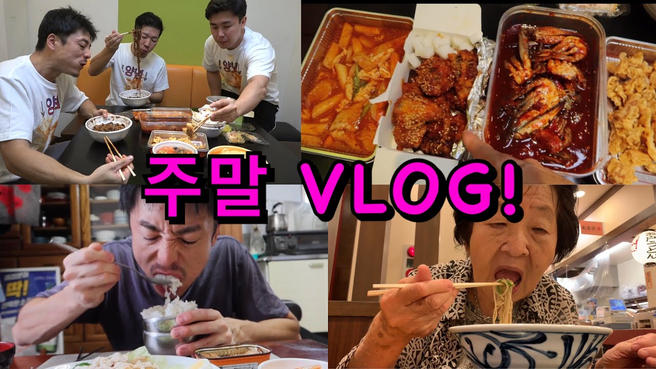 【VLOG】취미유튜버 일본아저씨의 주말 브이로그‼️趣味YouTuberの週末の様子です。 일본생활 일상 먹방 할머니 취미생활