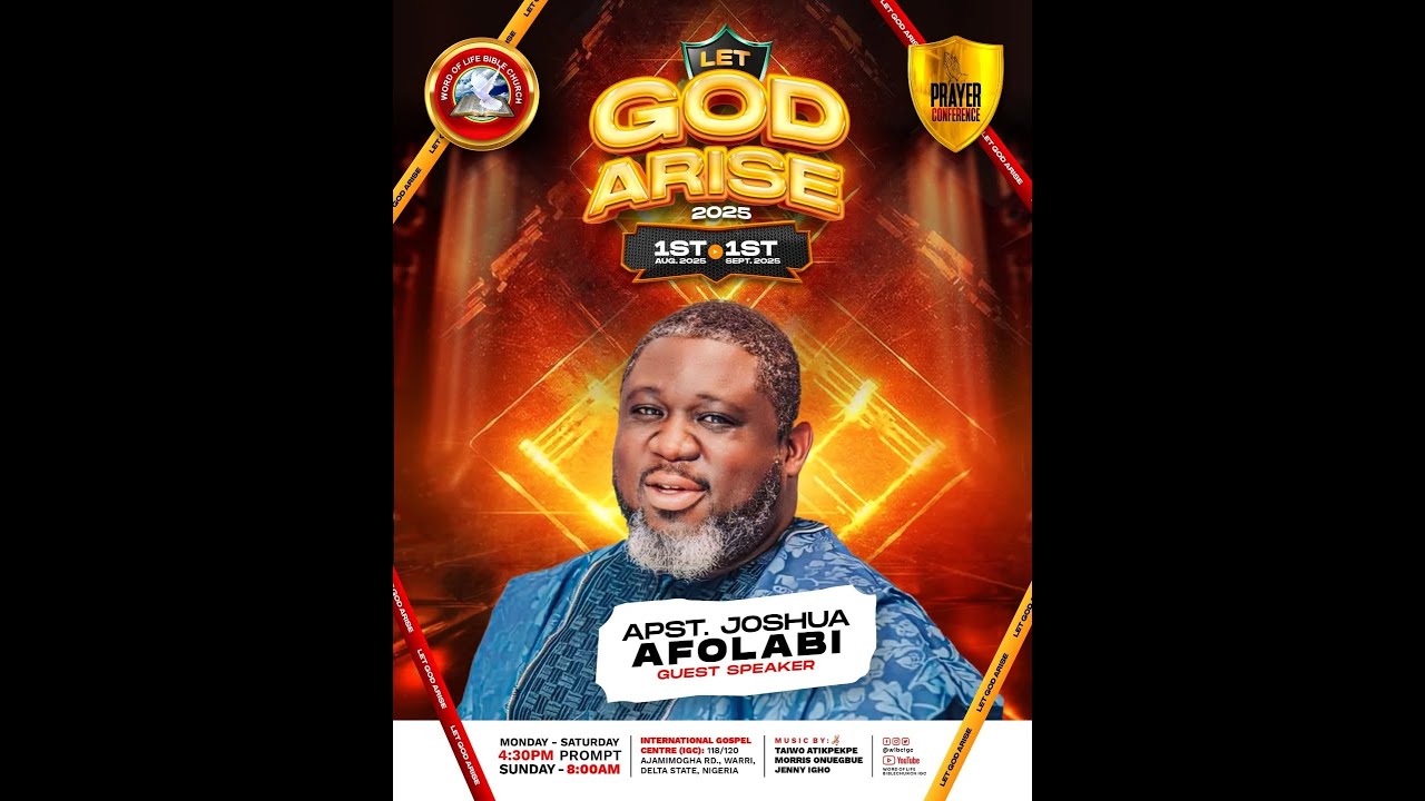 LET GOD ARISE 2025 | Day 4 | Apostle Joshua Afolabi 04.08.2025