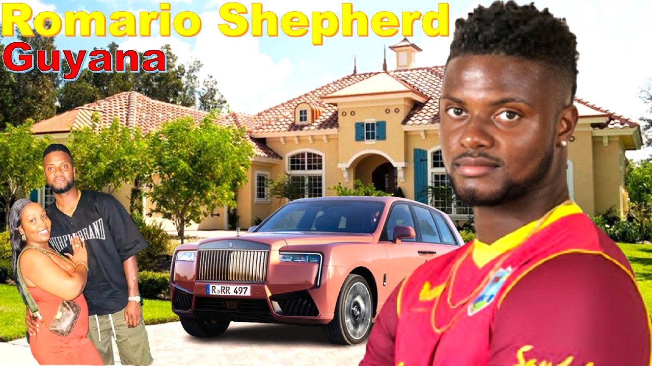 Meet Romario Shepherd; WIFE, Children, Cricket Career, Philanthropy, Lifestyle & Legacy.
