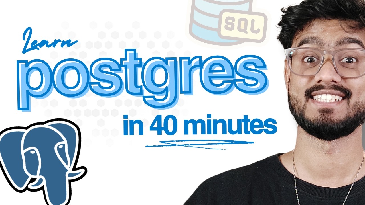 Изучите PostgreSQL за 40 минут (Полный курс)