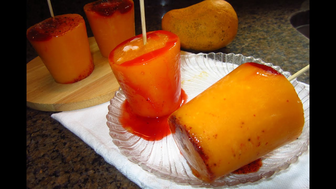 COMO HACER MANGONADAS - PALETAS DE HIELO. Recetas Aleliamada.
