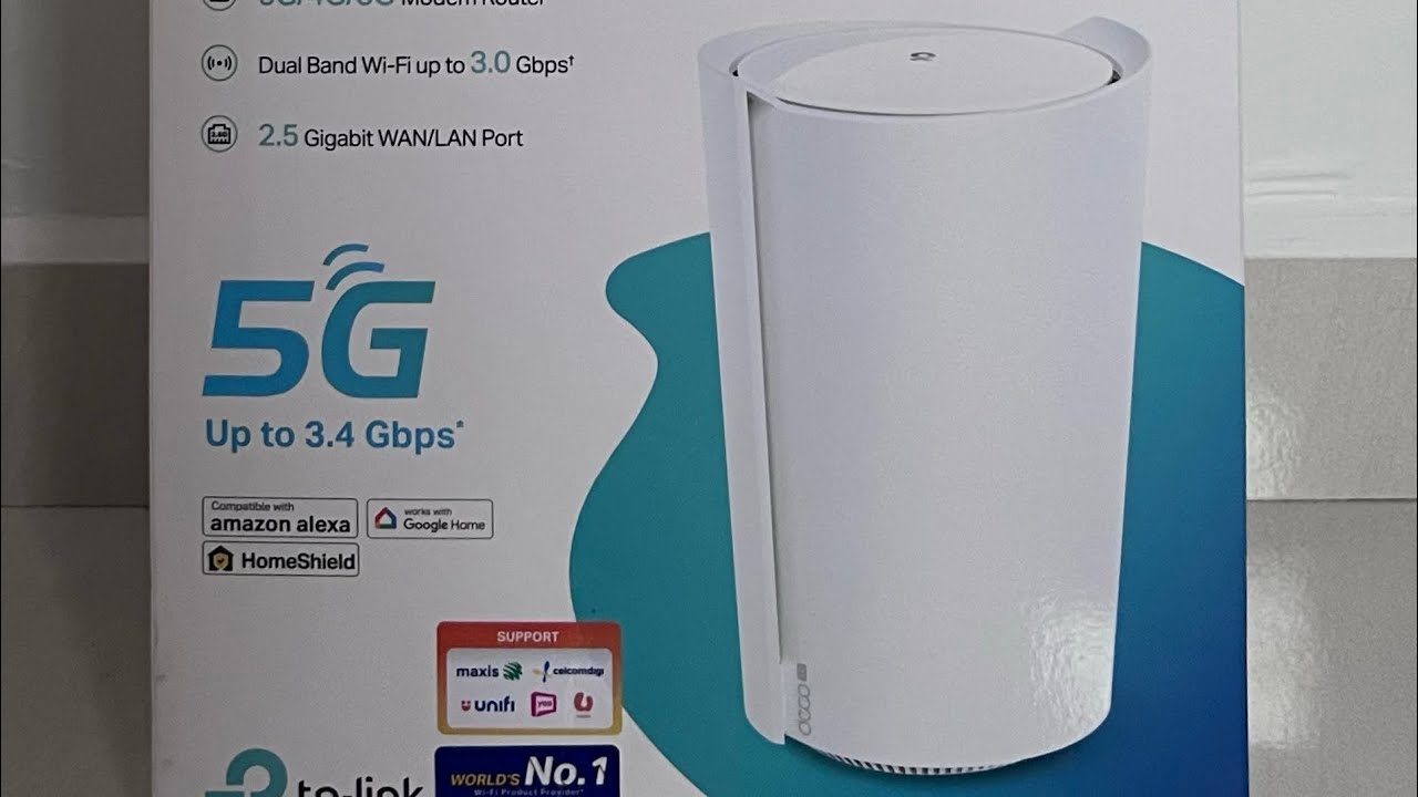U Home 5G dengan router TP-Link Deco X50-5G : Speed dapat macam fibre