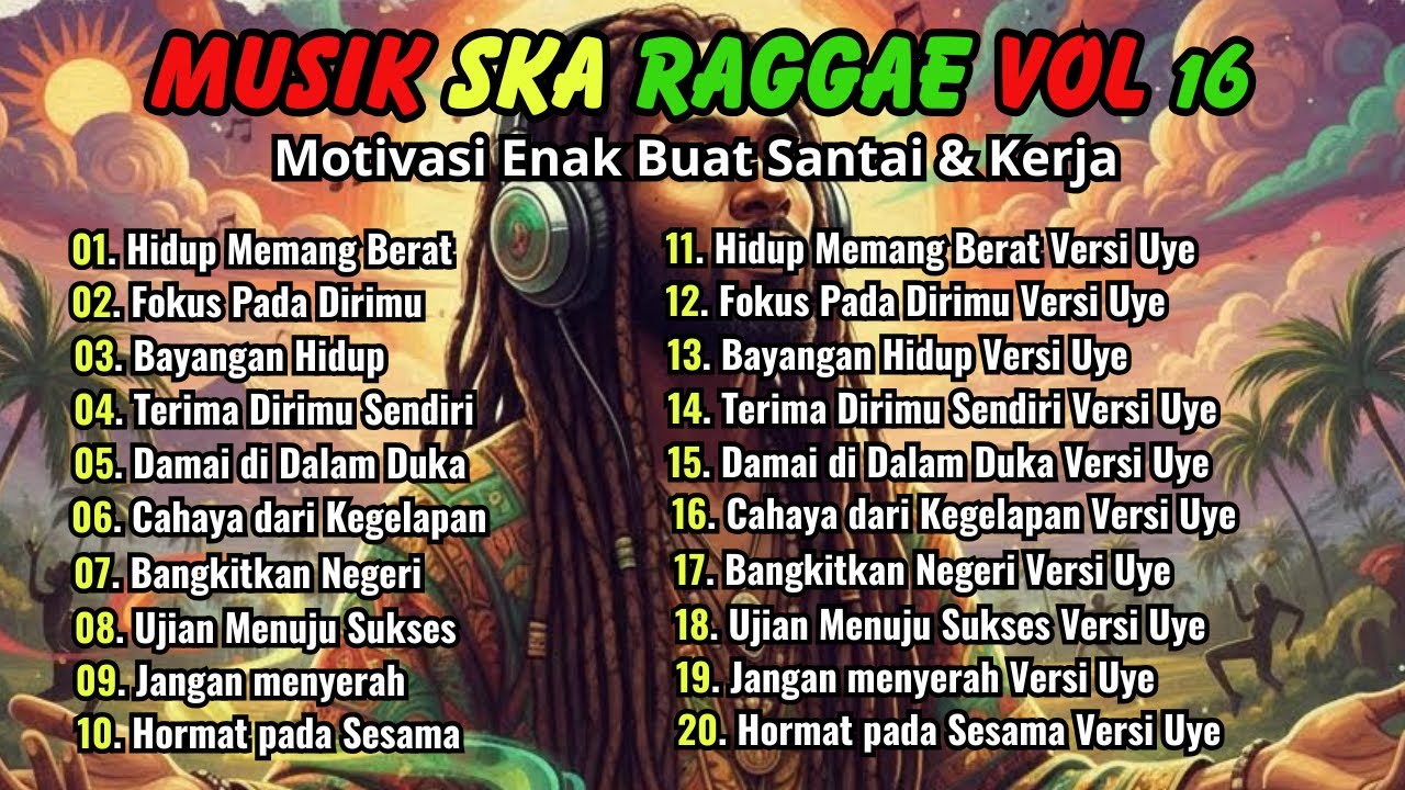 Lagu Reggae SKA Terbaru 2026 Vol.16 🔥 Kumpulan Musik Reggae Santai Terbaik 🔥Hidup Memang Berat🎸🎶