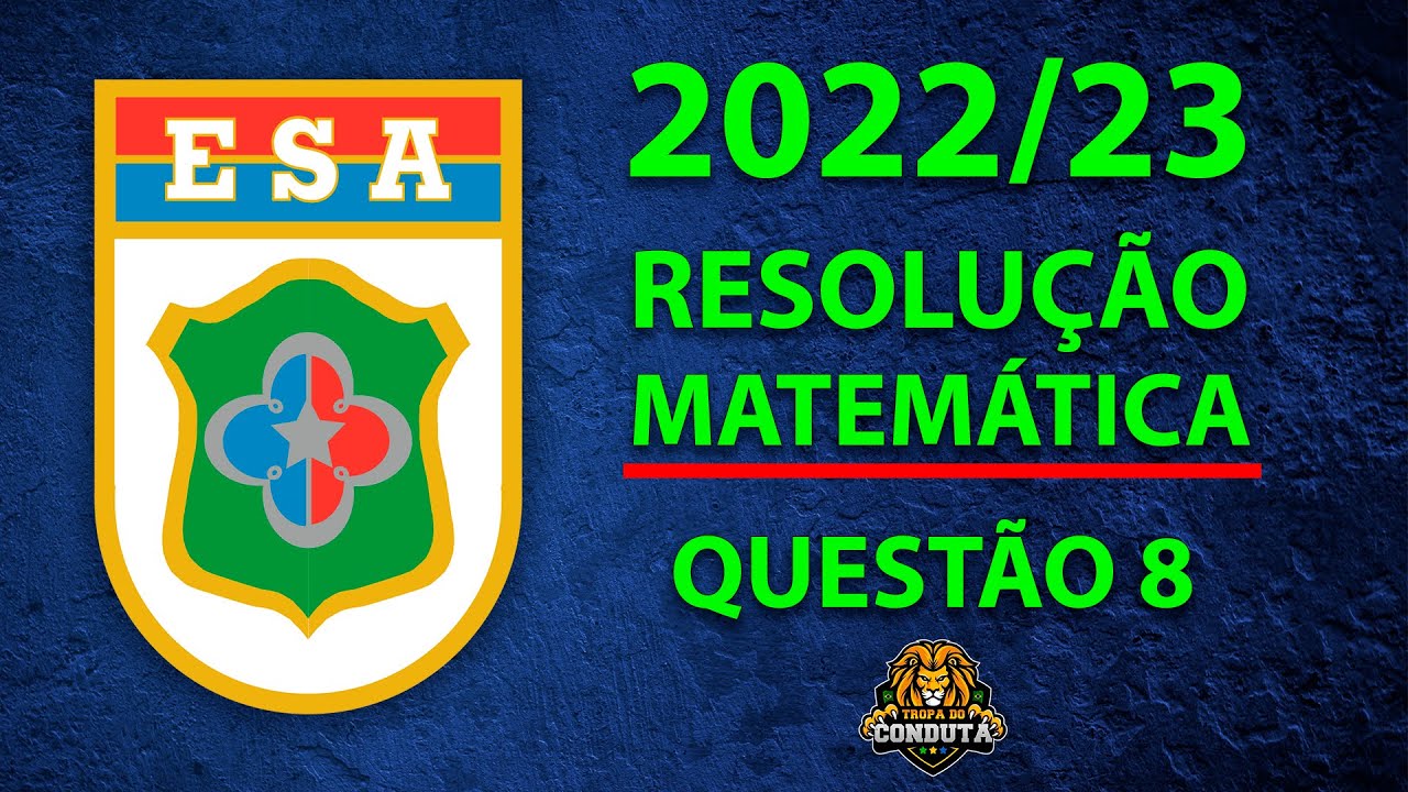 A QUESTÃO MAIS DIFÍCIL DA ESA 2022?
