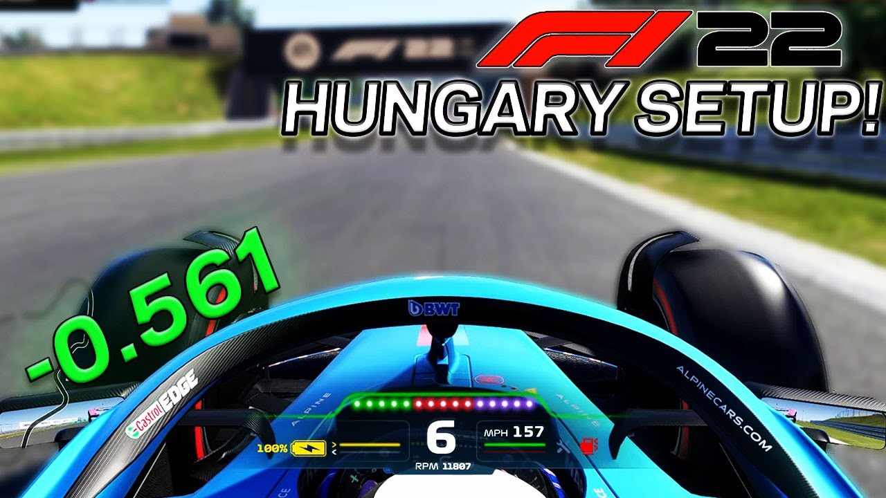 F1 22 Hungary RACE setup!