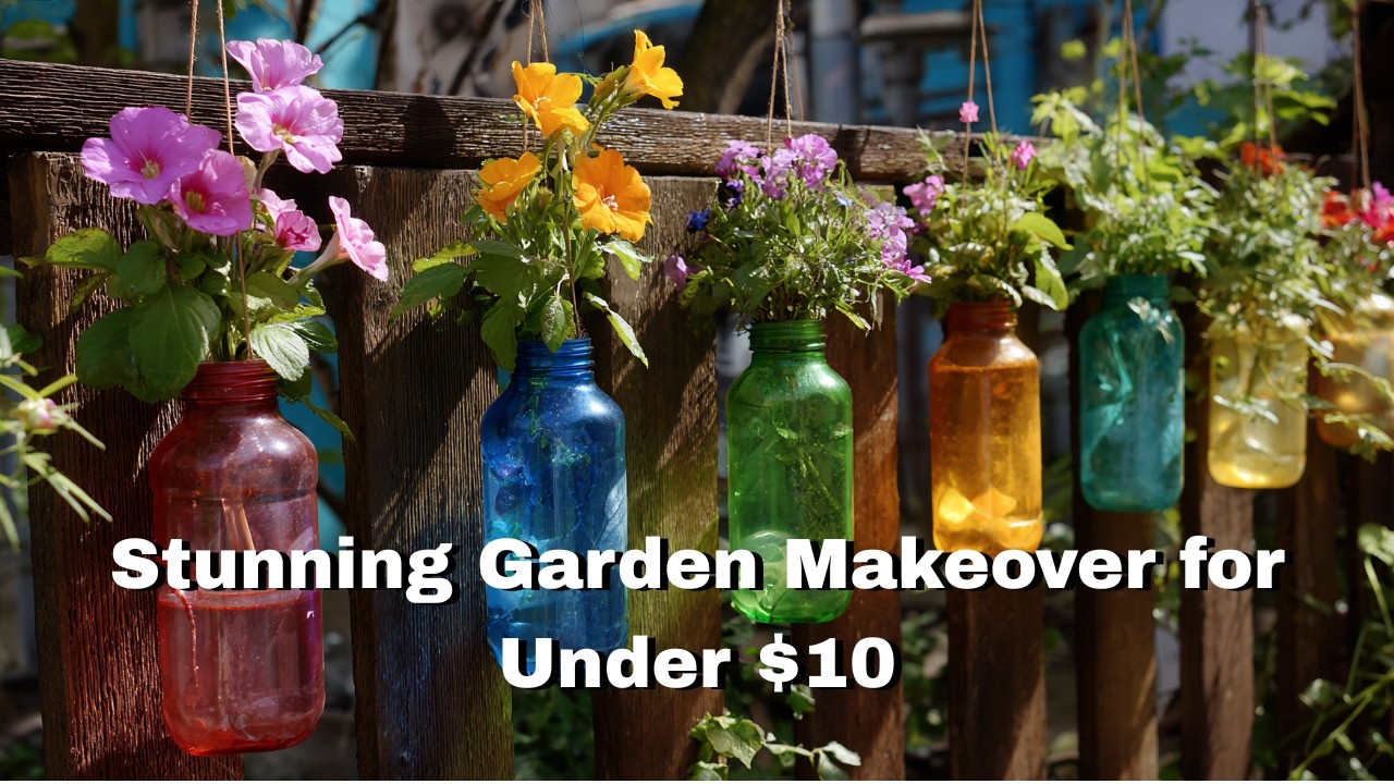 Stunning Garden Makeover for Under $10: Amazing Upcycling Projects