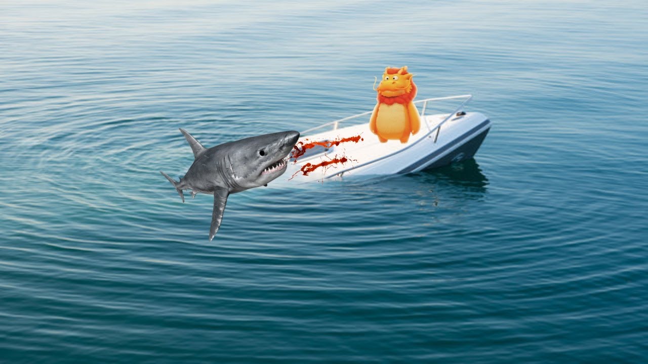 Sharks on a board! (Party animals)