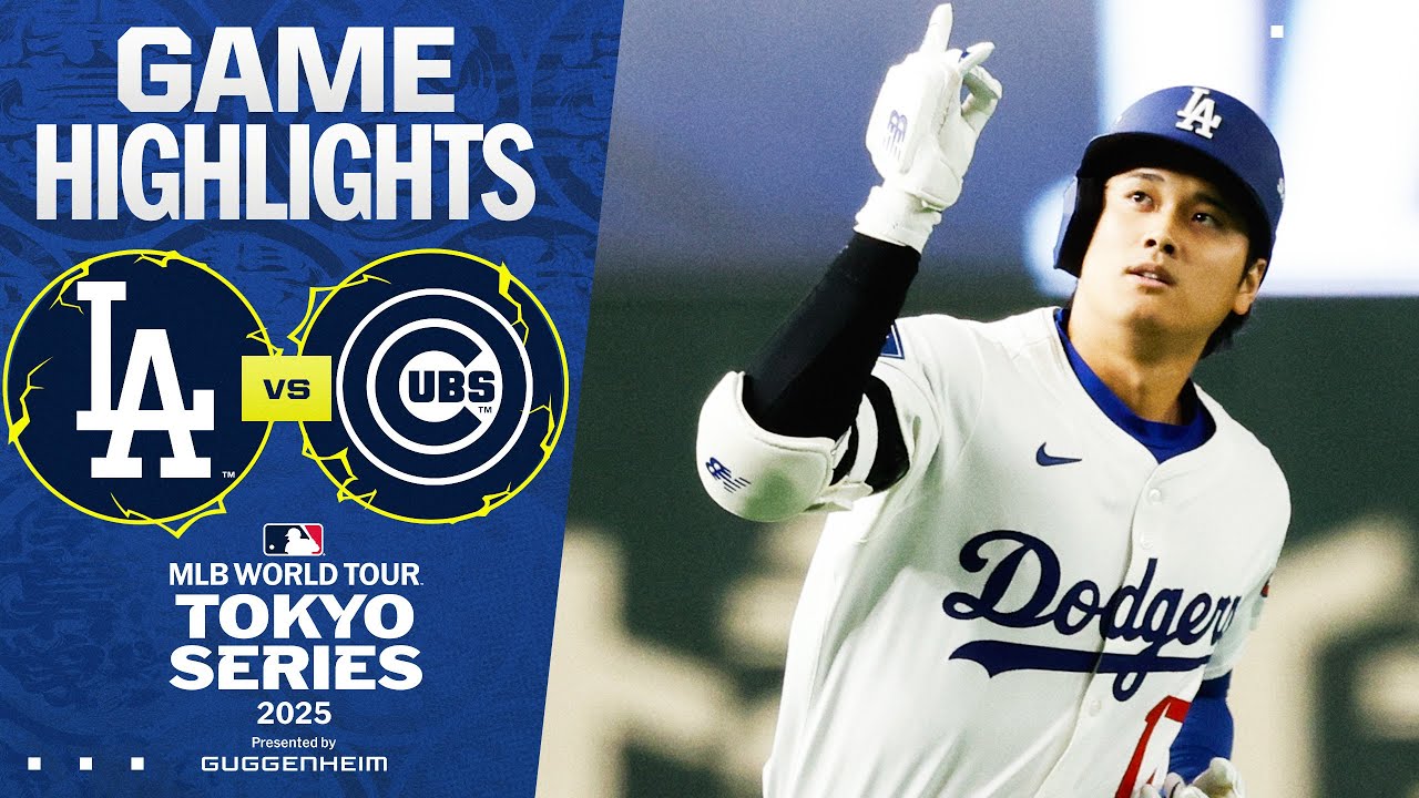 Dodgers vs. Cubs Tokyo Series Game 2 Highlights (3/19/25) | MLB Highlights