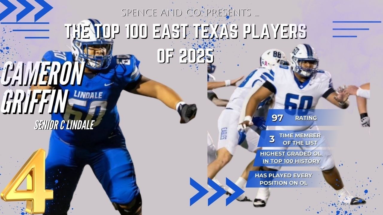 Top 100 East Texas Players of 2025: 4. Cameron Griffin