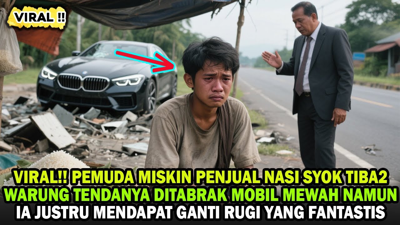 VIRAL!! WARUNG MILIK PEMUDA MISKIN HANCUR DITABRAK CEO, NAMUN GANTI RUGINYA BIKIN TAK MENYANGKA