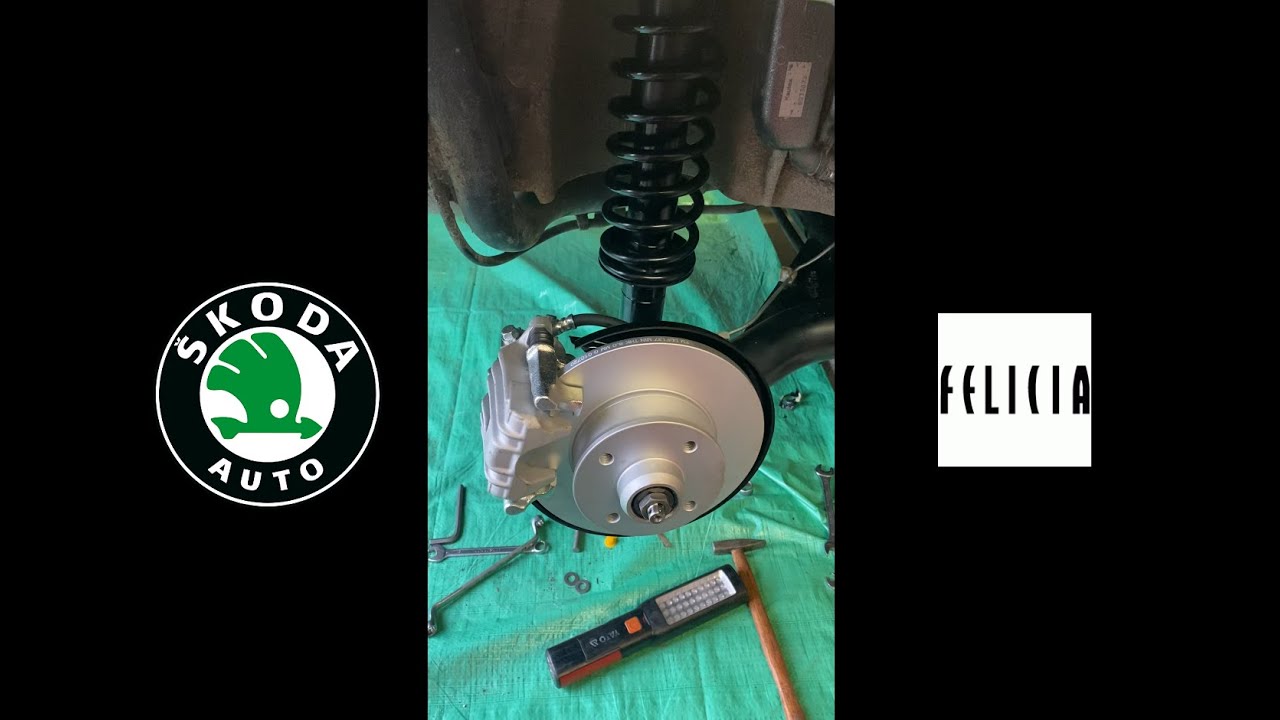 Škoda Felícia - Prerábka bŕzd (bubnové za kotúčové)